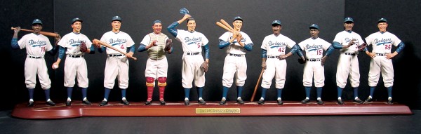 Jackie Robinson Danbury Mint Baseball Figure Brooklyn Dodgers